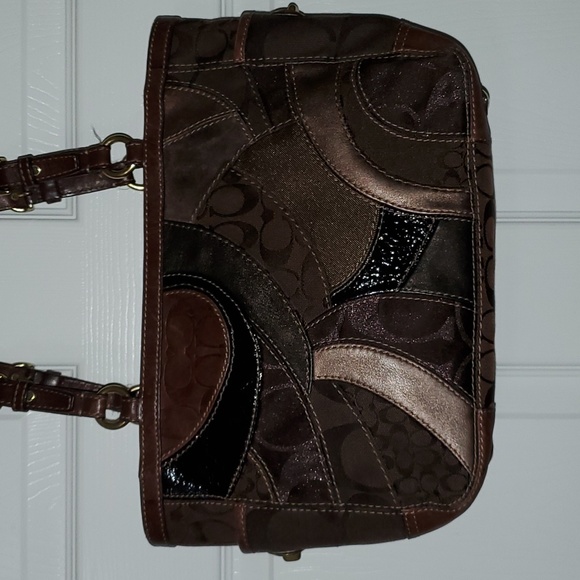 Coach Mosiac Signature Patchwork East West Tote Bag 13516 - Picture 4 of 16